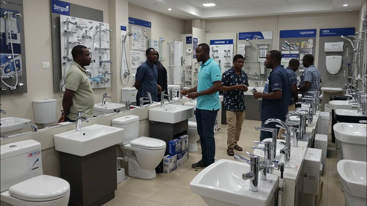 Prices Of Quality Bathroom, Kitchen, Toilet Accessories In Lagos Nigeria Like Tap, Sink, Shower.