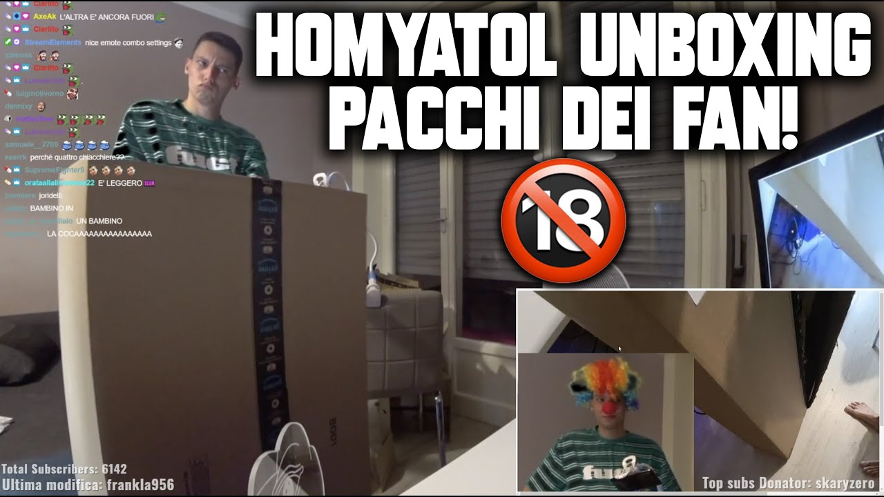 HOMYATOL UNBOXING PACCHI DEI FAN!