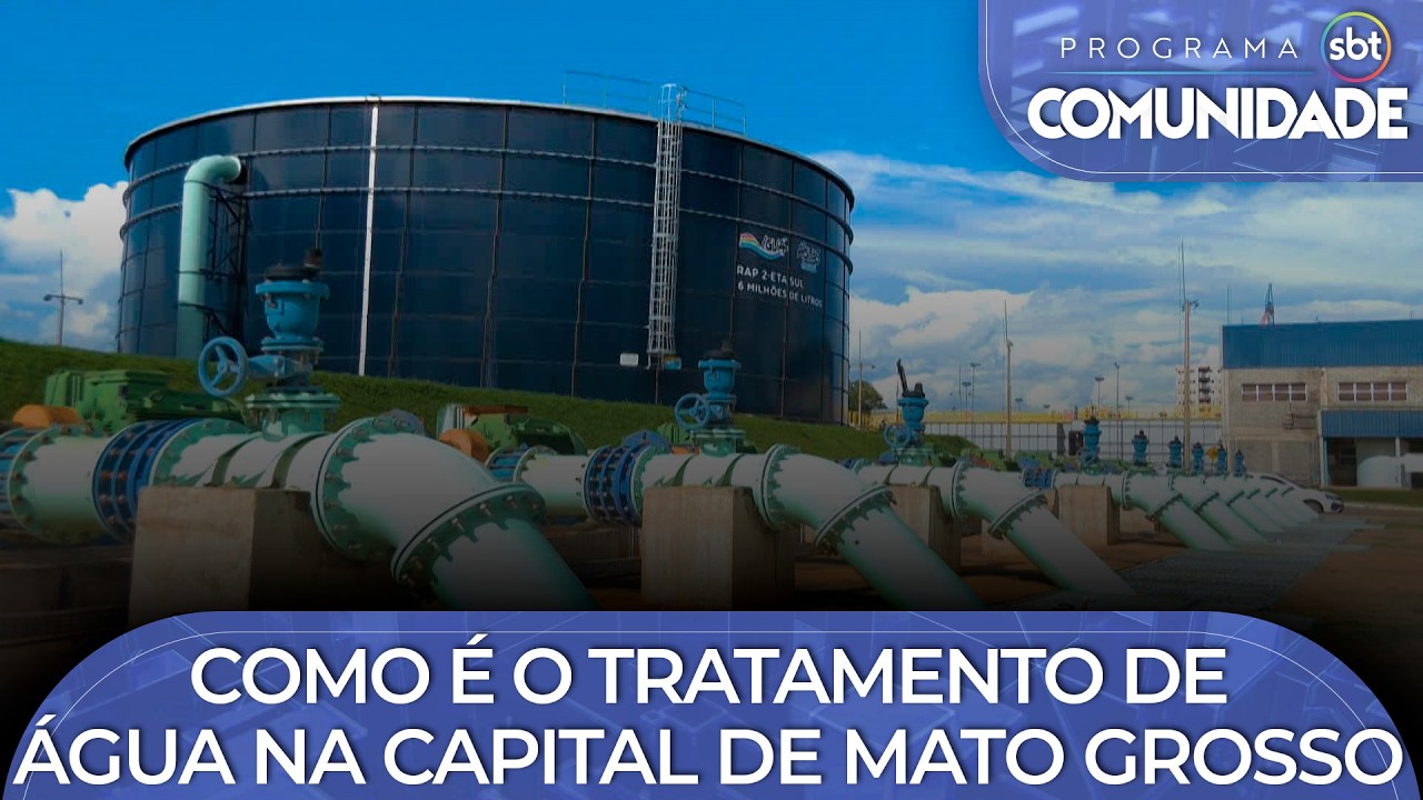 Dia mundial da água: Como é o tratamento de água na capital de Mato Grosso