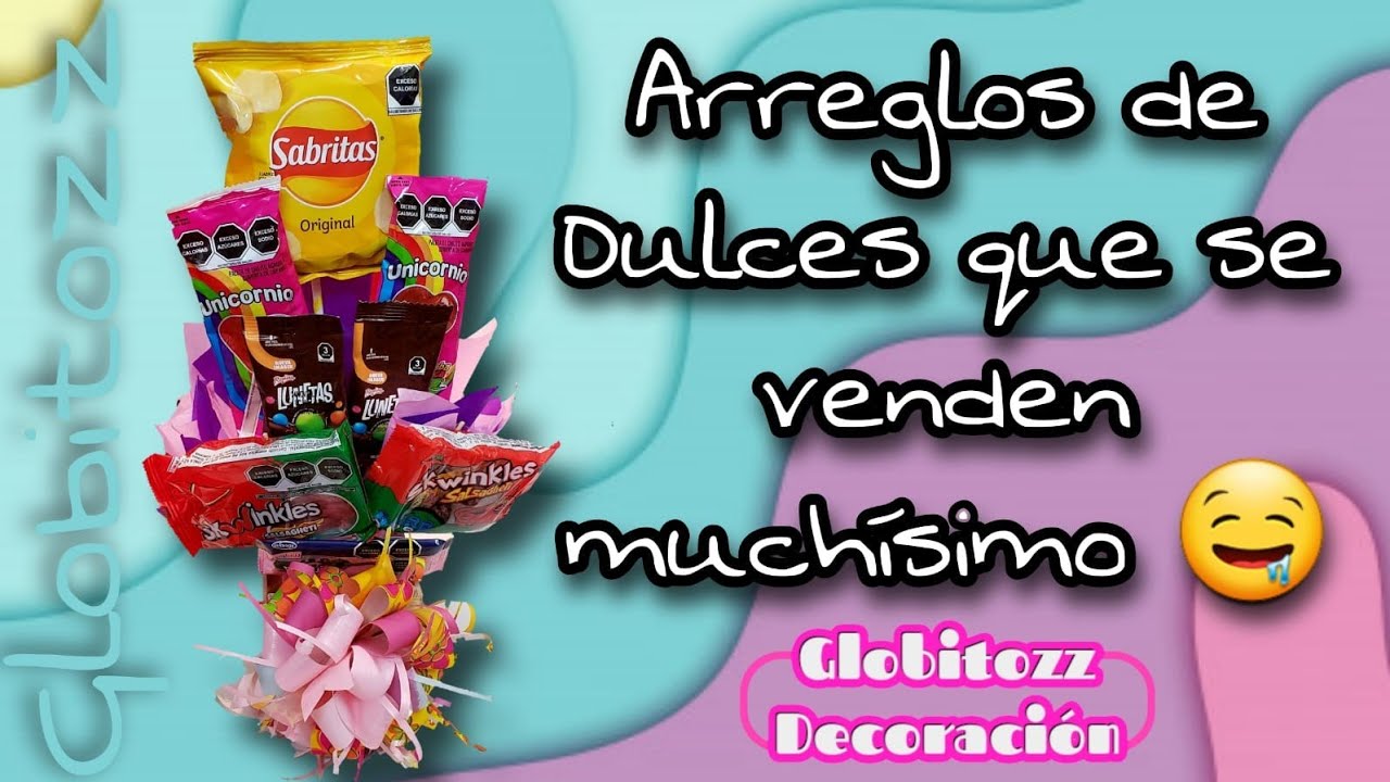arreglo de Dulces económico -gana dinero fácil - Ancheta para Cumpleaños- 🤗y  ya se vendio😉
