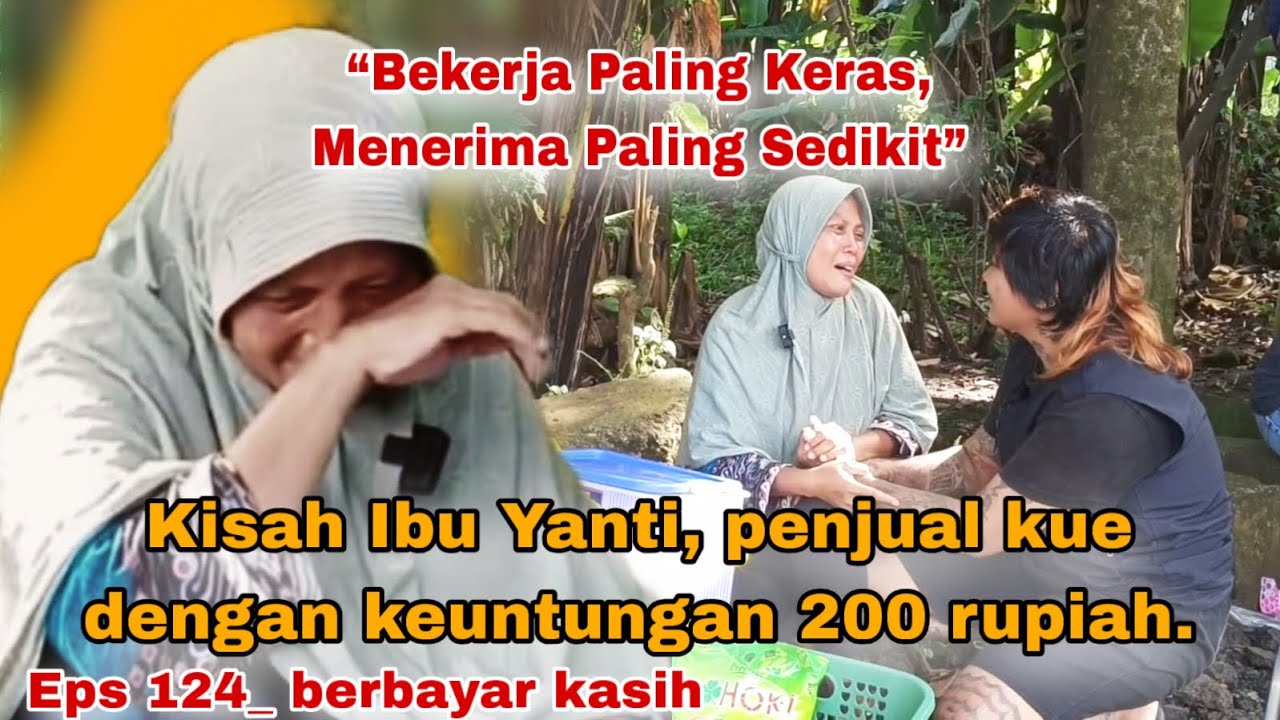 “Bekerja Paling Keras, Menerima Paling Sedikit”Kisah Ibu Yanti, penjual kue 