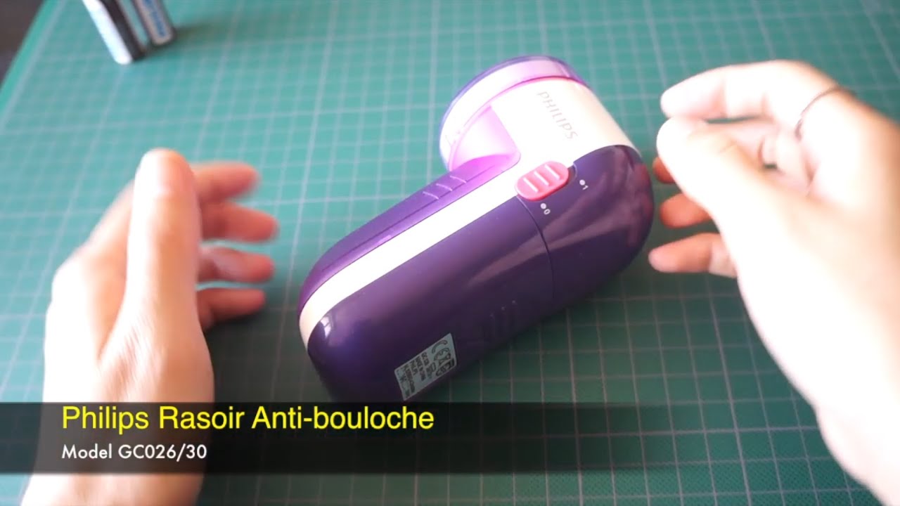 Philips Rasoir Anti Bouloche - GC026/30 - violet #demonstration