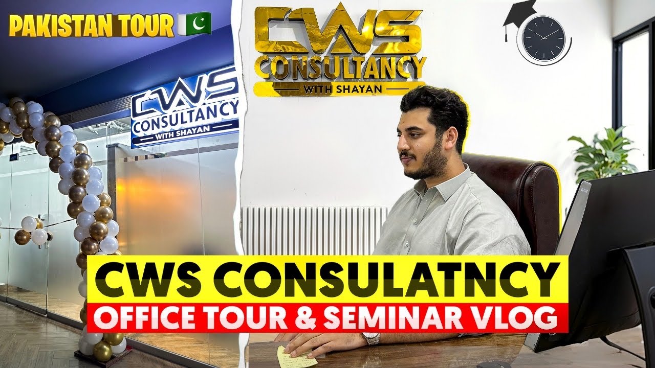 First Visit to CWS Office | Introducing Our First Study in USA 🇺🇸 Seminar in Pakistan 🇵🇰