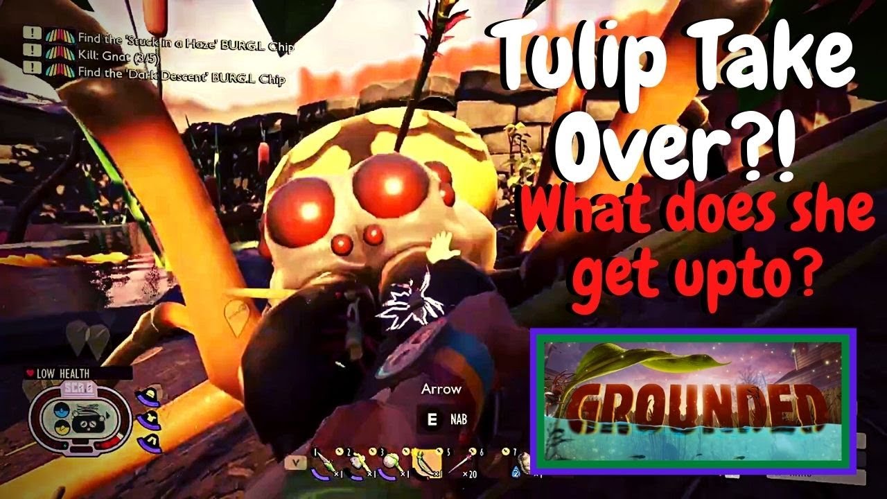 TulipTakesOver! Ever wondered what Tulip gets up to on Grounded?