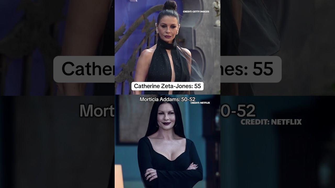 Wednesday Netflix: Real Ages of the Cast vs Their Characters 👀