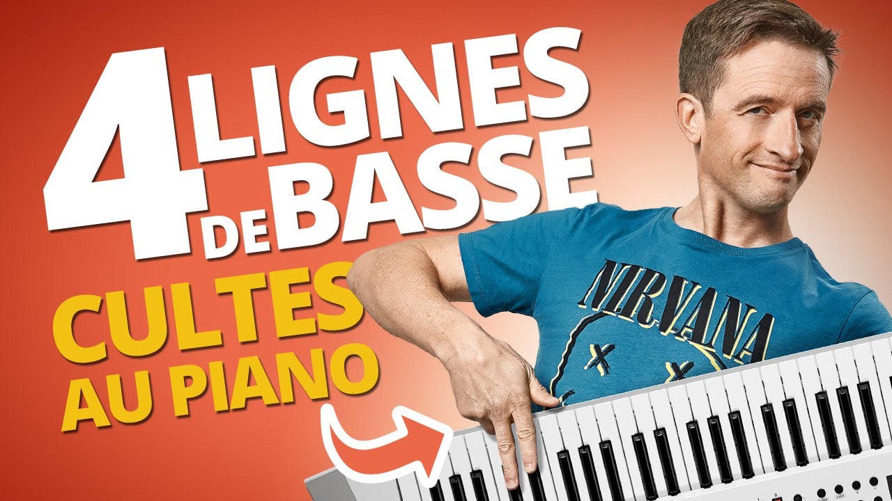 Main Gauche : 4 Lignes de Basse Cultes au Piano