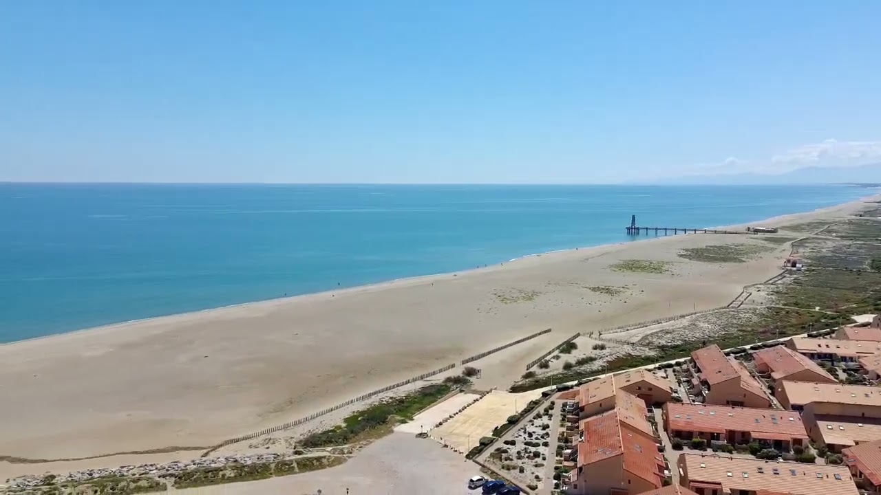 Port Leucate, vue d'en haut.