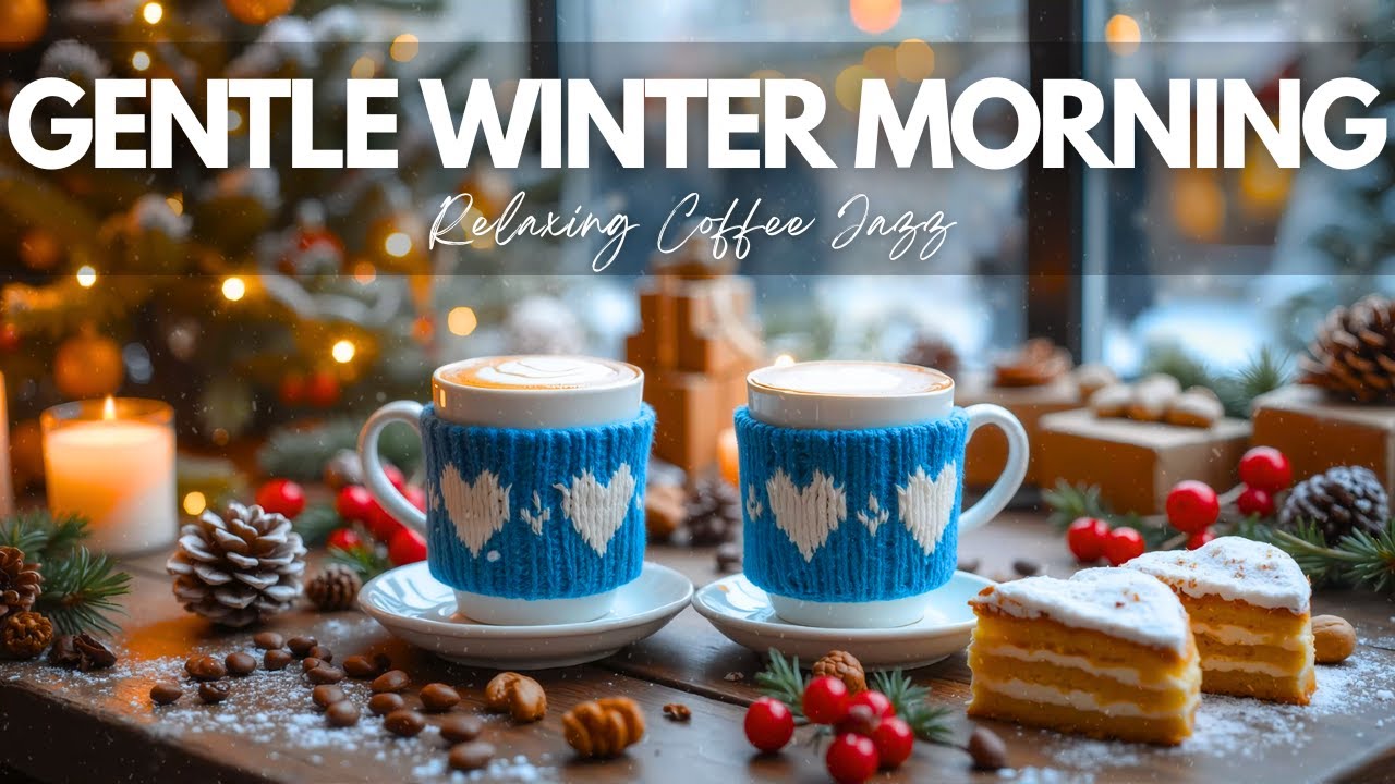 Gentle Winter Morning Jazz ☕ Relaxing Winter Coffee Jazz & Sweet Bossa Nova Piano