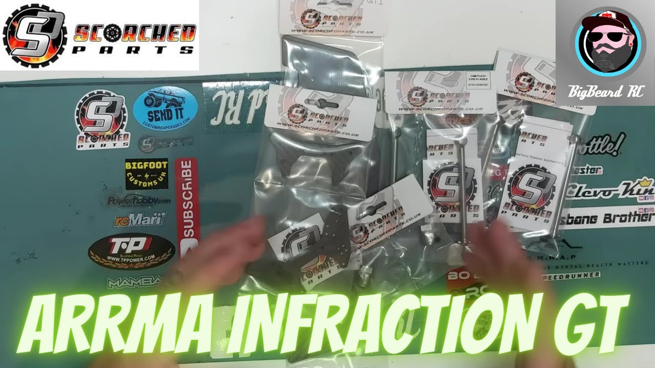 Arrma Infraction GT Build Part 2 Scorched RC