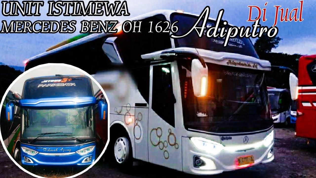 UPDATE,HARGA BUS BEKAS PARIWISATA HINO R260 2020 DAN MERCEDES BENZ OH 1626 JETBUS 3+ VOYAGER.