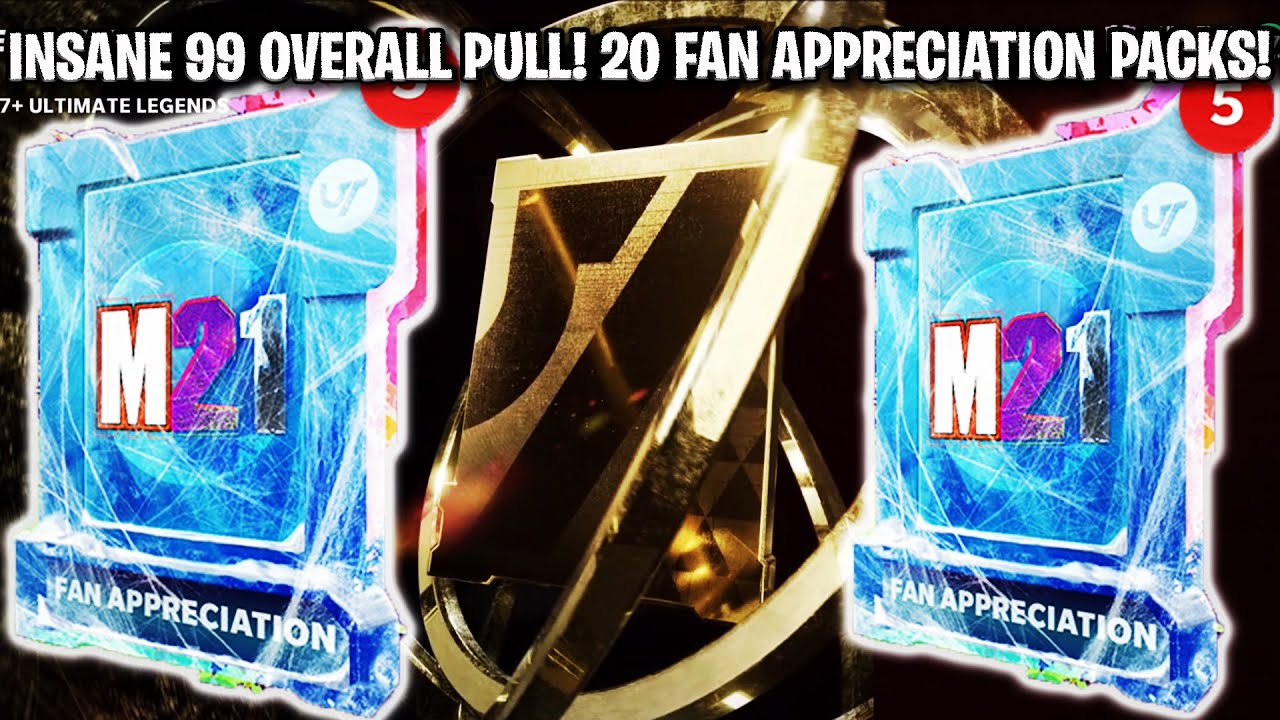 INSANE 99 OVERALL PULL! 20 FAN APPRECIATION PACKS! BETTER THAN A GT PULL! | MADDEN 21 ULTIMATE TEAM