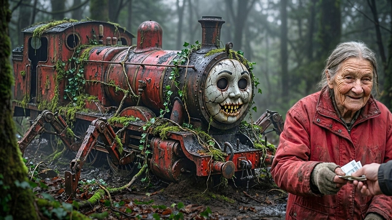 Car Restoration ASMR: Rebuilding Abandoned Choo-Choo Charles Train in Deep Forest Into Mobile Home