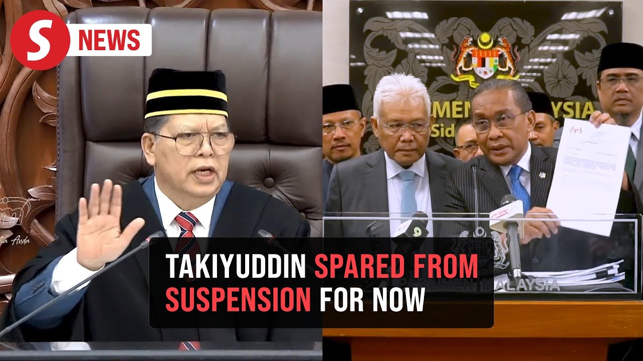 Motion to suspend Takiyuddin from Parliament deferred to next session