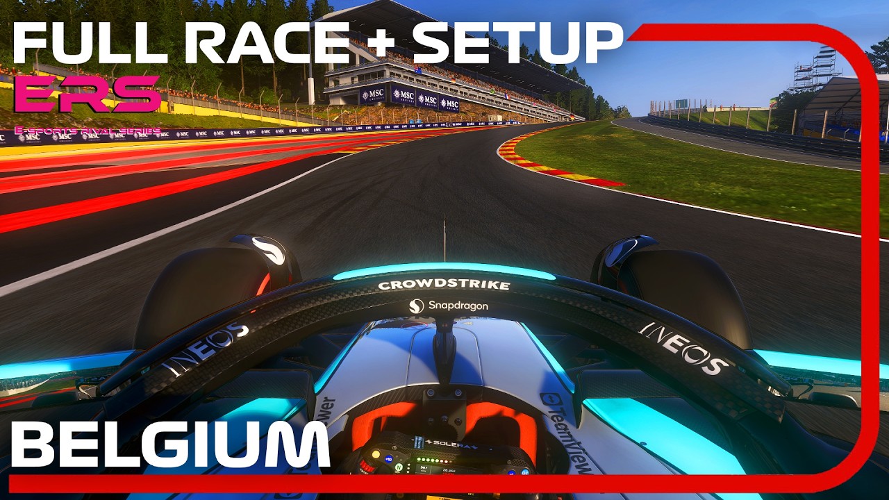 ERS Belgium FULL Race | ERS F1 24 + RACE Setup 💪