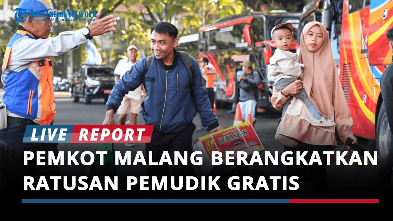 Program Mudik Gratis 2026,Pemerintah Kota Malang Berangkatkan Ratusan Pemudik