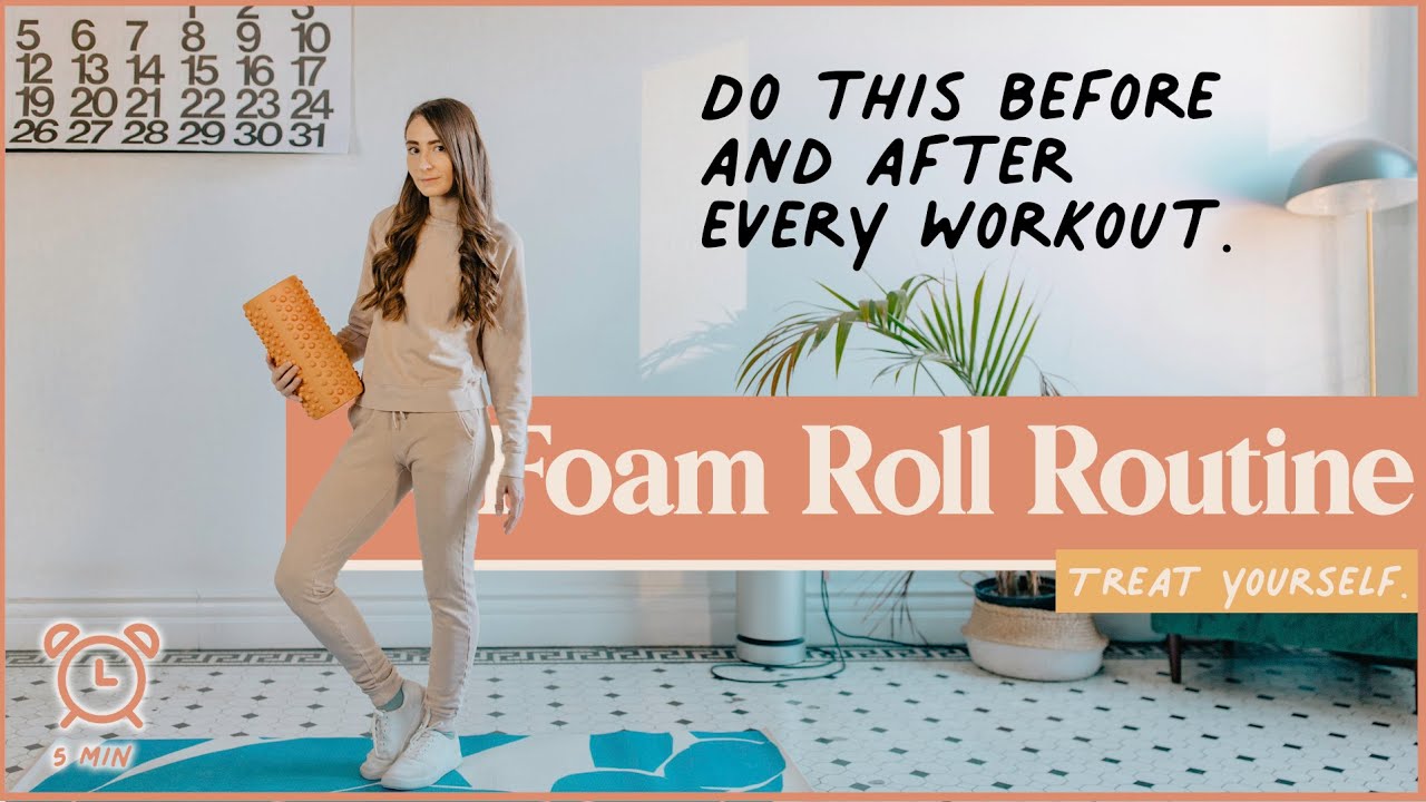 Do This Foam Roller Routine Before + After Every Workout