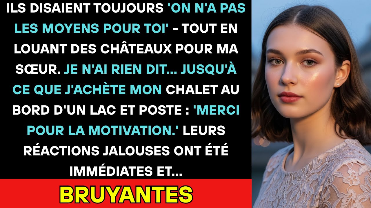 Ils Disaient 'On N'a Pas Les Moyens Pour Toi' Alors Qu'ils Tout En Louant Des Châteaux Pour Ma Sœur.