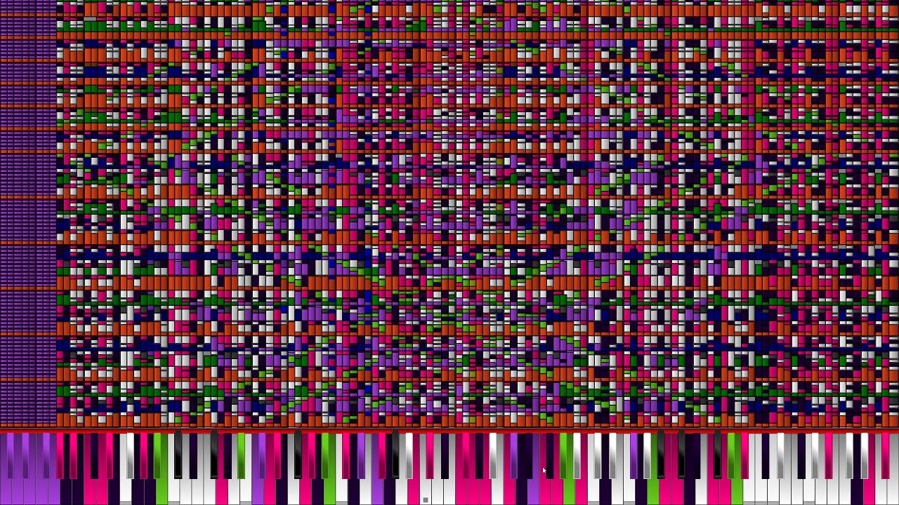 [My BLACK MIDI] Bad Apple - 6.35 Million