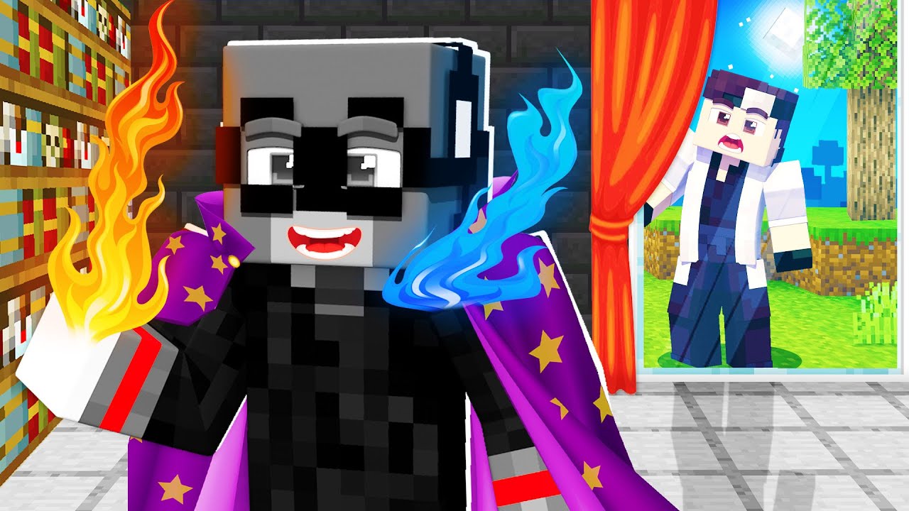 ΕΓΙΝΑ ΣΤΑ ΚΡΥΦΑ ΜΑΓΟΣ ΣΤΟ MINECRAFT