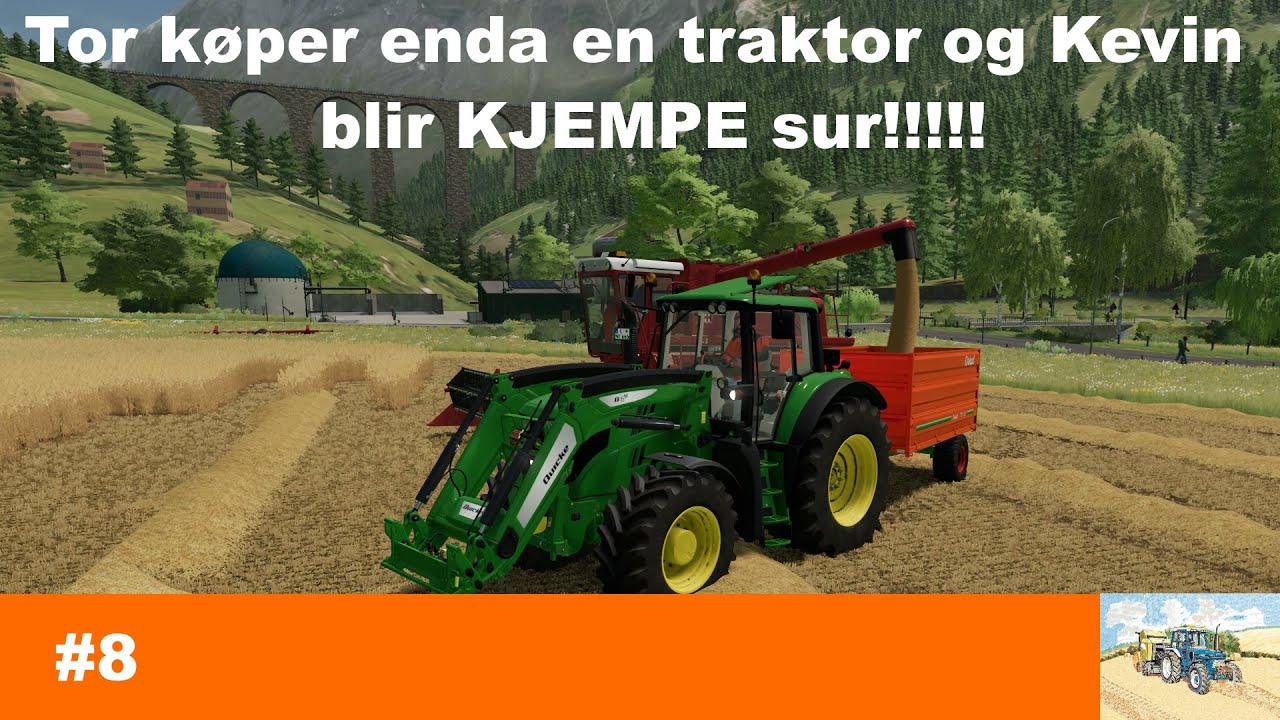 Let's Play Farming Simulator 22 Norsk Tor & Kevin's Nabo Serie Episode 8