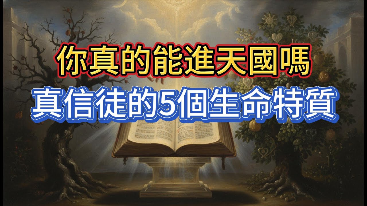 你真的能進天國嗎？真信徒具有這5個生命特質