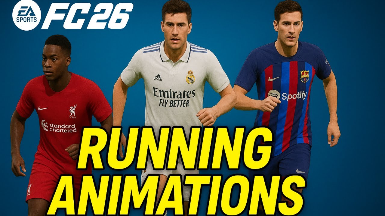 All Running Animations in EA SPORTS FC 26 | Every Running Style Showcase
