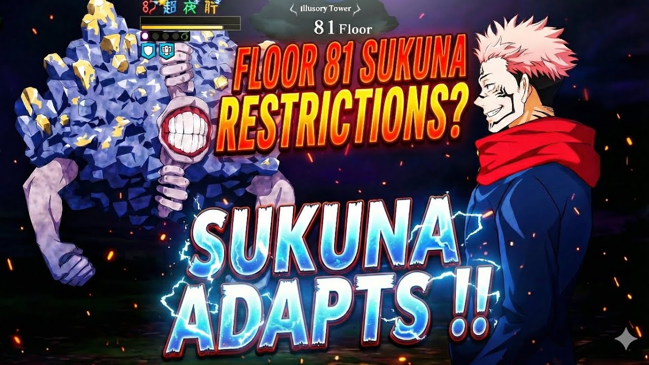 Floor 81 || LORD SUKUNA Dealt the final blow 👊🏻 ||  JJK PHANTOM PARADE 