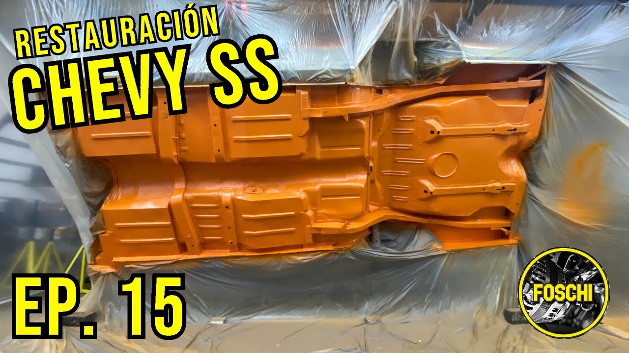 PINTURA COMPLETA de los 𝗣𝗜𝗦𝗢𝗦 𝗘𝗫𝗧𝗘𝗥𝗜𝗢𝗥𝗘𝗦 / Restauracion Chevy SS Coupé 𝗘𝗽. 𝟭𝟱 - FOSCHI