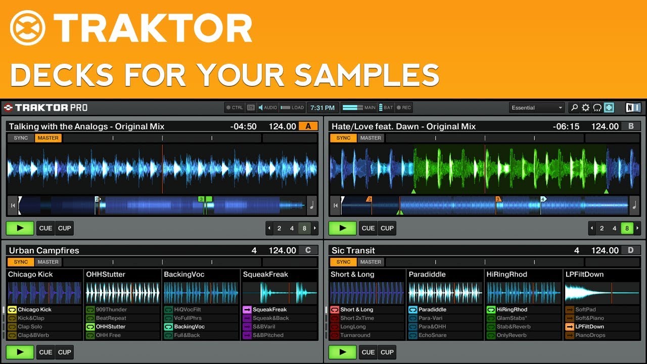 How to DJ with Traktor Pro 2: Part 9 - Sample Decks