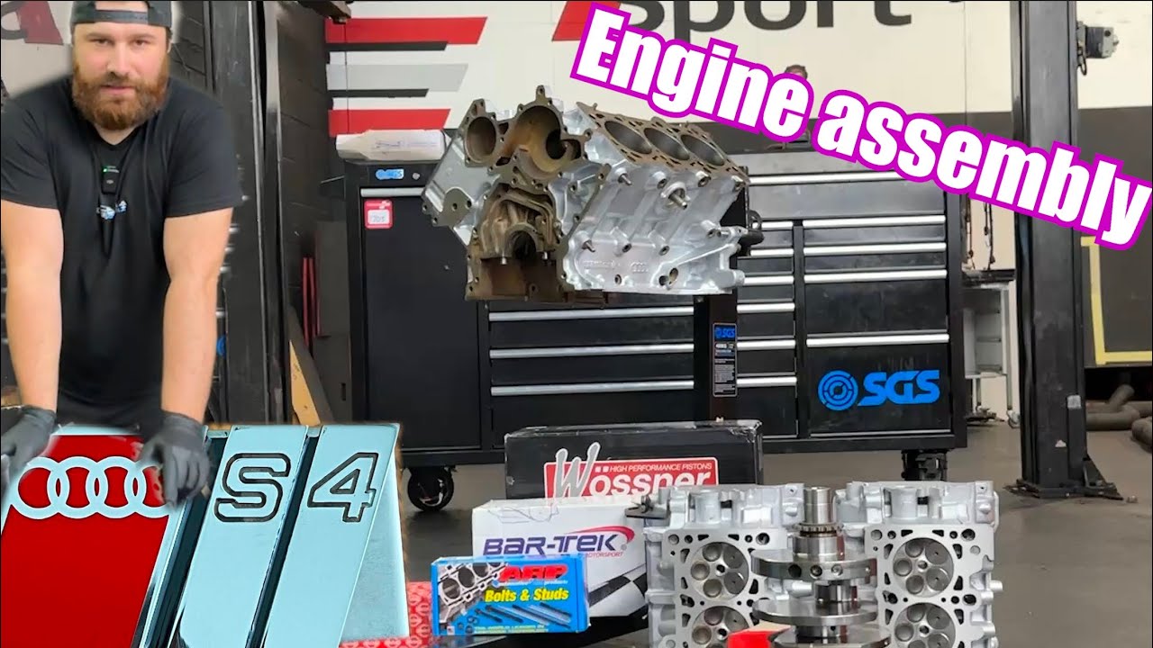 Ep5 Audi S4 B5 , engine is cleaned up, let&rsquo;s build forged engine , no such things as &ldquo;straight fit &ldquo;