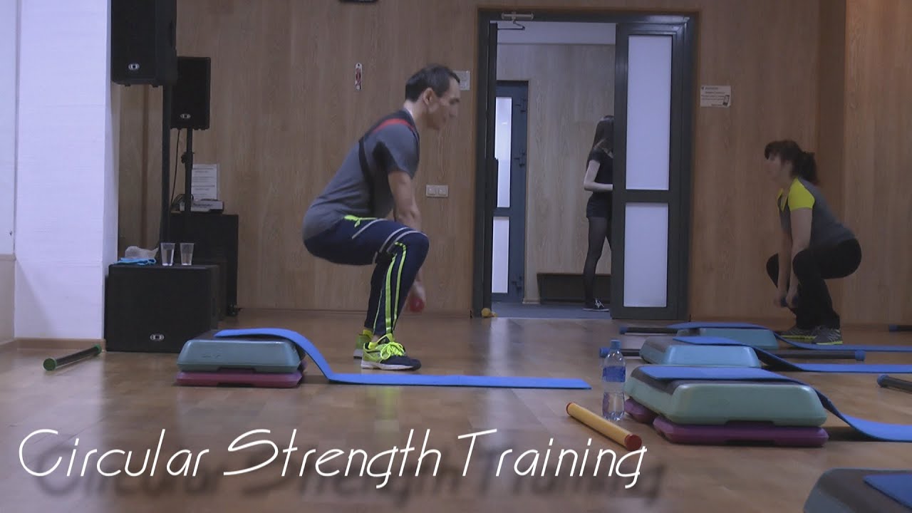 Circular Strength Training - complete 42 minutes session for group training
