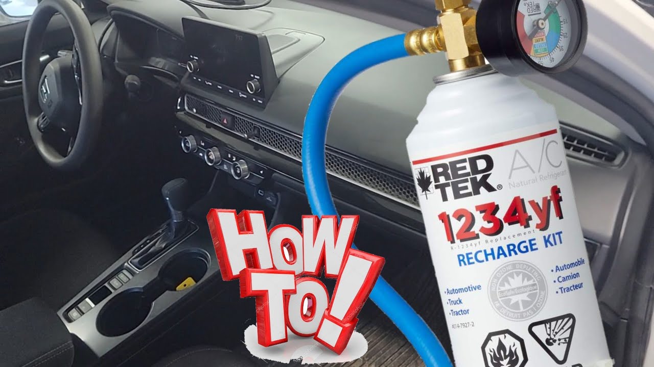 1234YF Recharge Kit on NEW Honda/Acura! AC not Working, Blowing Hot Air #mechanic #repair