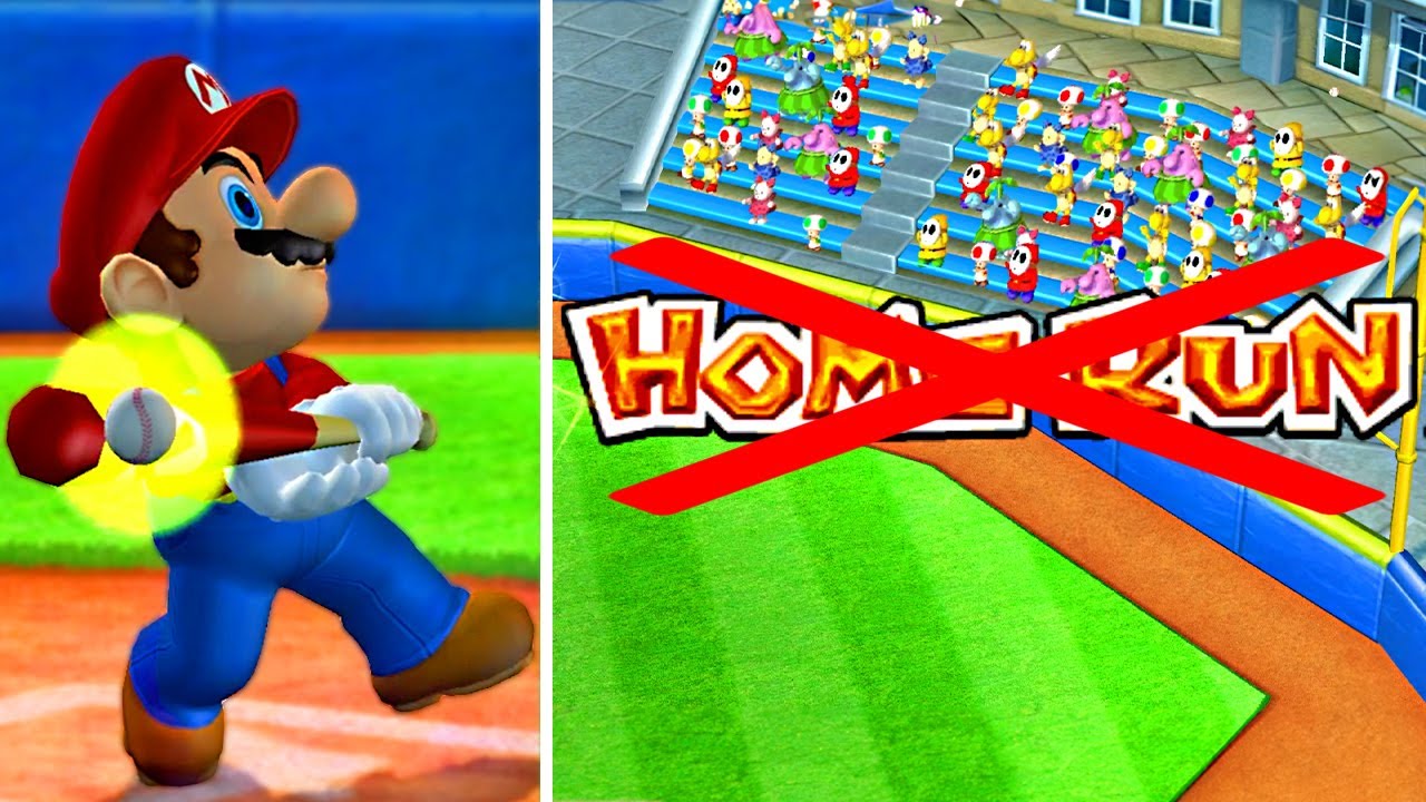 HOME RUNS ARE FORBIDDEN in Mario Super Sluggers