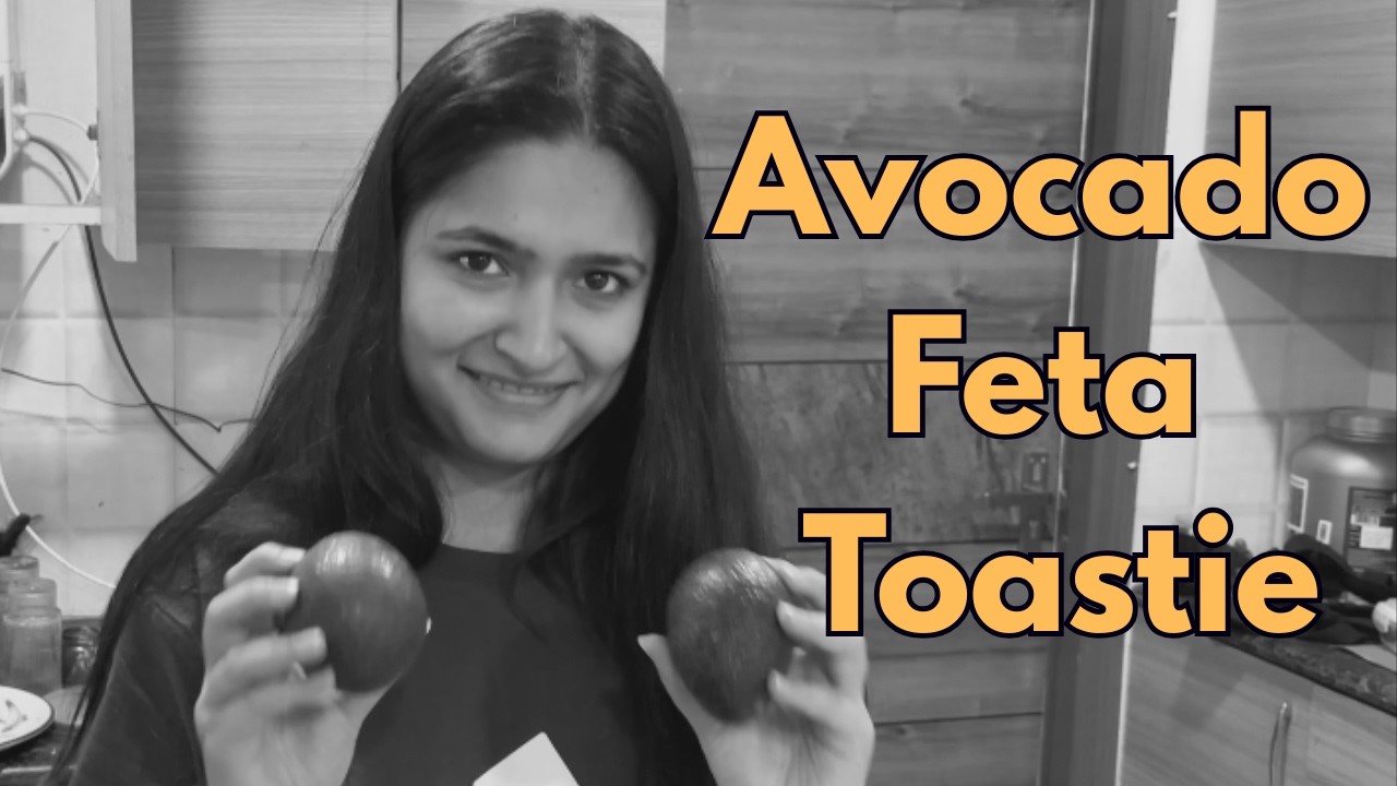 Make an avocado feta cheese sandwich with me (protein-rich)