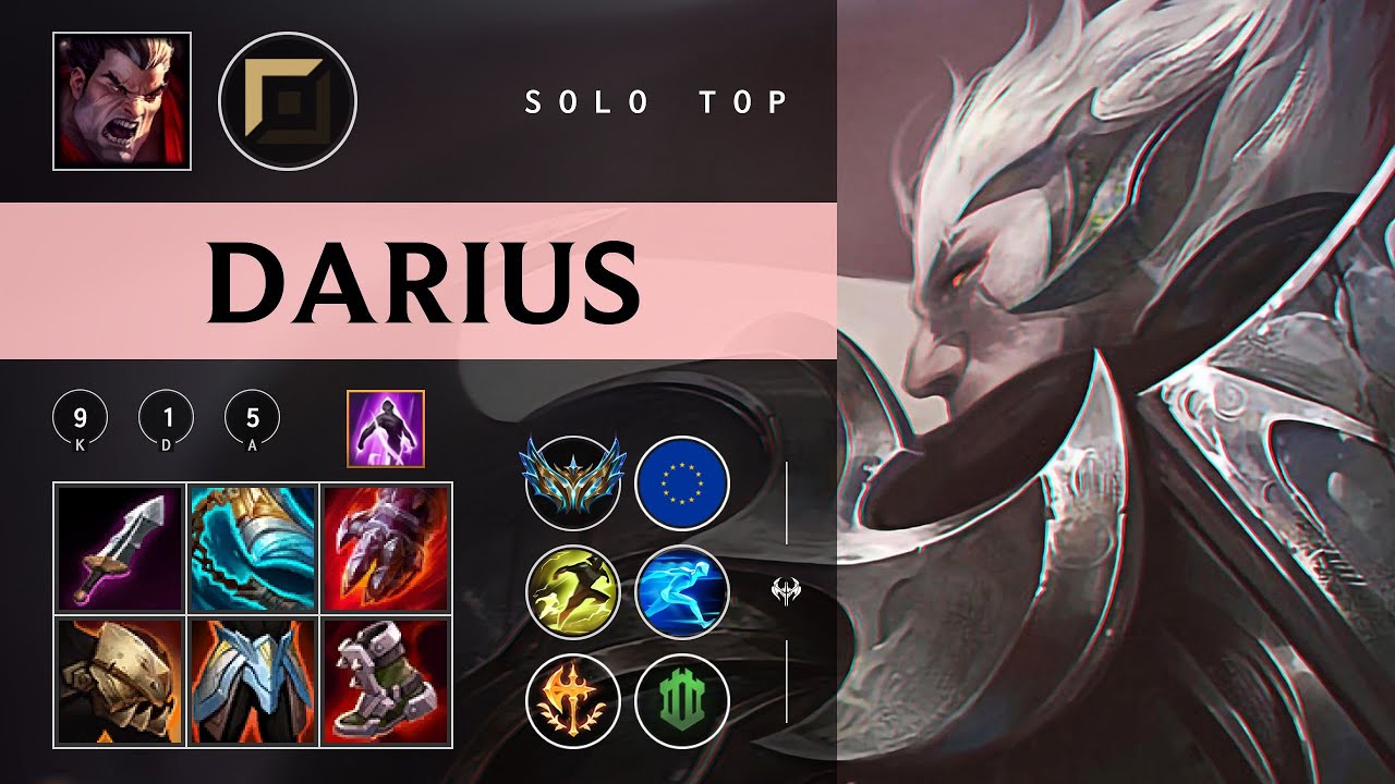 Darius Top vs Poppy - EUW Challenger Patch 26.01