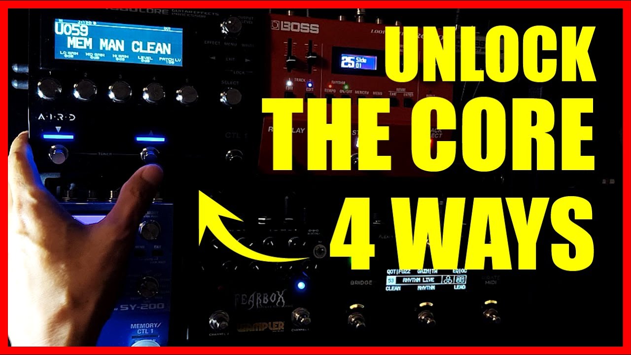 BOSS GT-1000 Core: 4 WAYS TO CONTROL