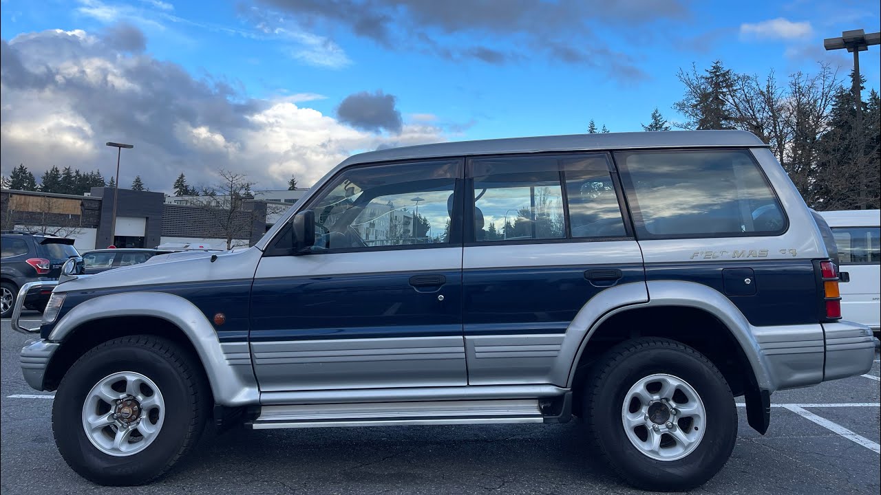 1996 Mitsubishi Pajero Field Master 4WD super select 2.8L turbo diesel intercooler V46 HCR RHD JDM