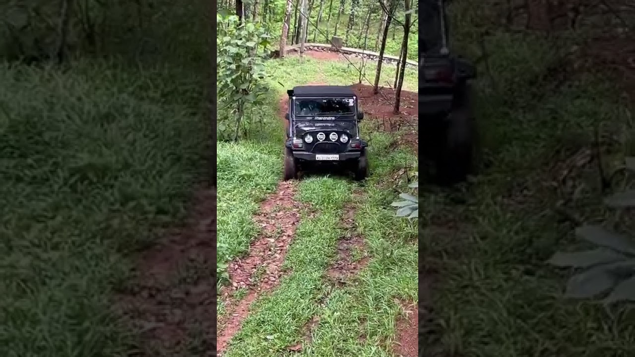 Mahindra Thar offroad kerala 📍 #thar #mahindra #offroad #trails #kerala #crde #4x4