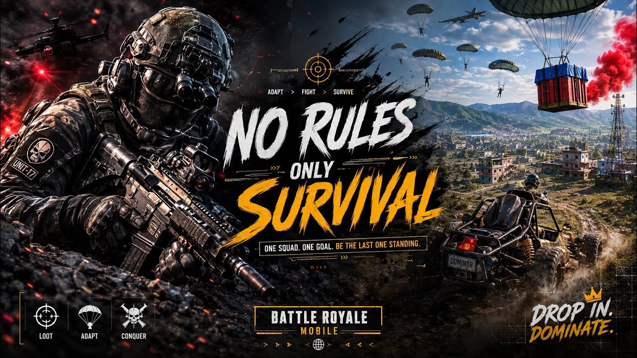 NO RULES. ONLY SURVIVAL 🔥 | Battle Royale Mobile Cinematic Trailer | BGMI | PUBG 
