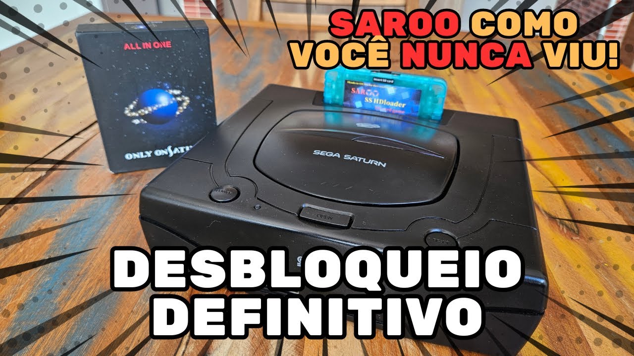 Como Configurar o Saroo no Sega Saturn - Guia Completo para Rodar Jogos via SD