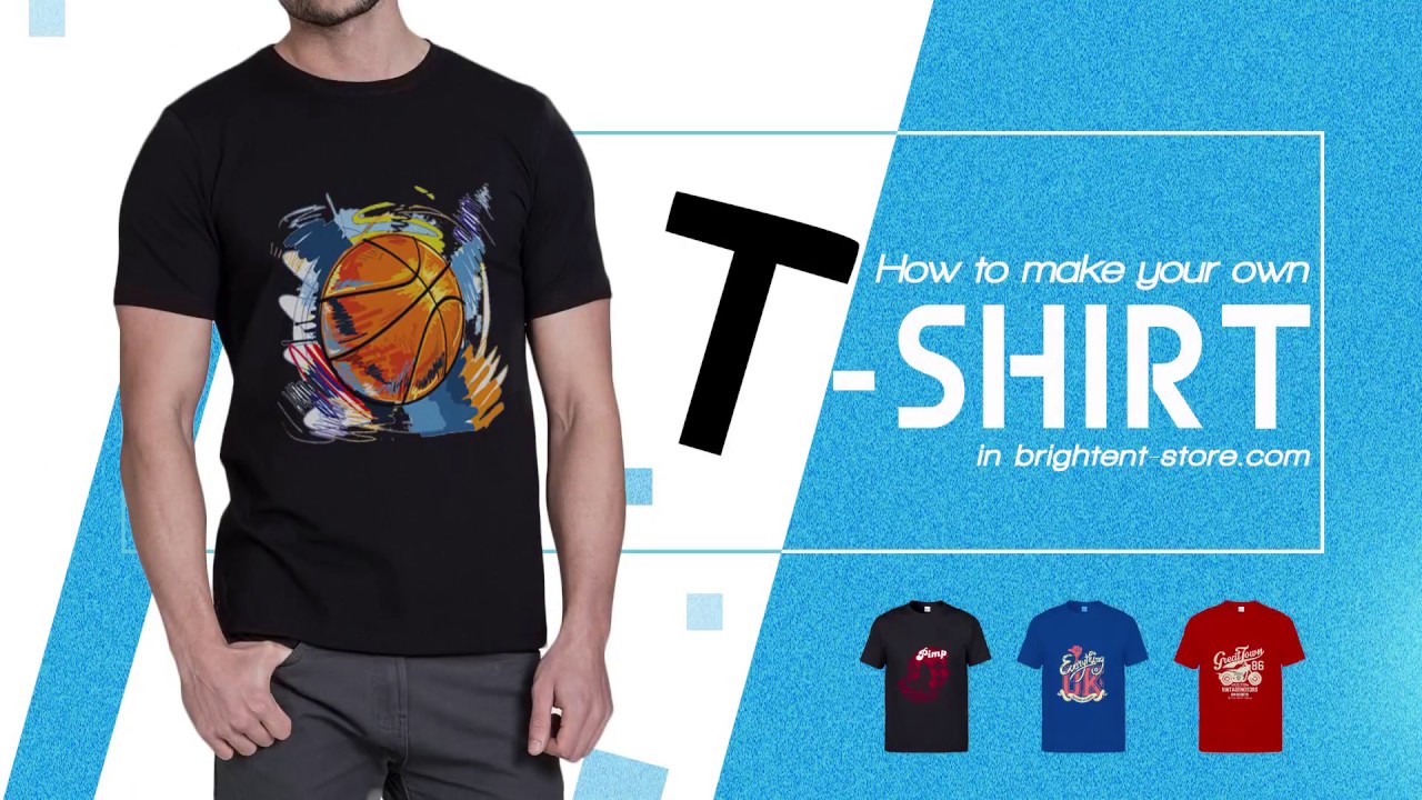 Brightent T shirt personalized custom Men and Women T shirts easy inexpensive