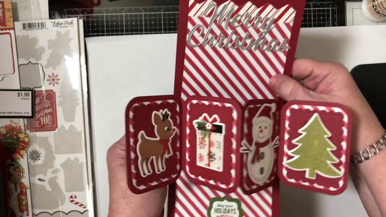 Christmas Cards - Twist Panel Pop-up Die
