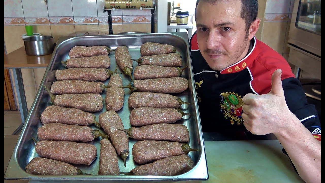 Eggplant With Meat Coating Detailed Recipe