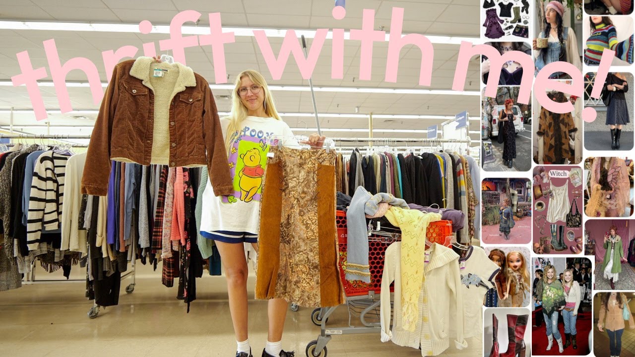 come thrift with me for my Pinterest!! Phoebe Buffay style, 2016 fashion trends, & 2000s yoga mom