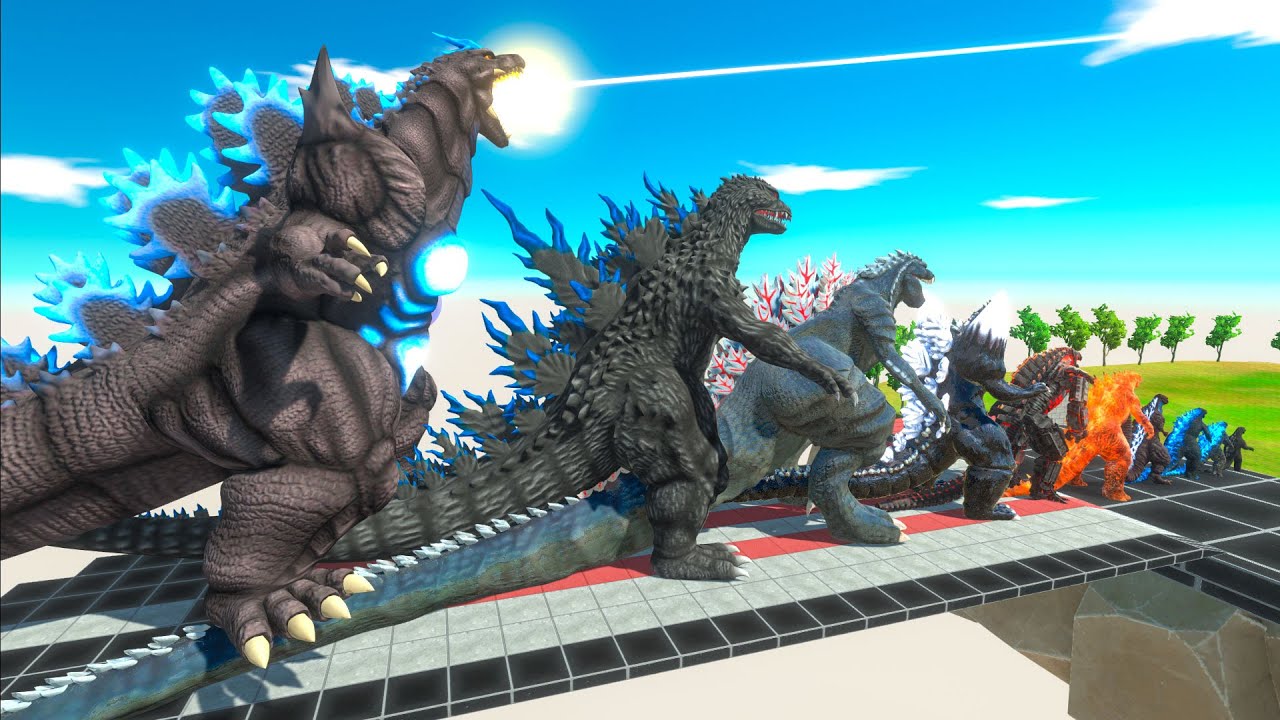 EVOLUTION of NEW ICE SUPER GODZILLA Size Comparison VS Team MUTO Kaiju + New KING GHIDORAH + SHIMO