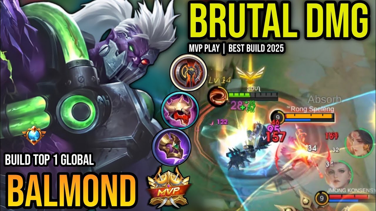 BALMOND BEST BUILD 2025 | BUILD TOP 1 GLOBAL BALMOND GAMEPLAY | MOBILE LEGENDS✓