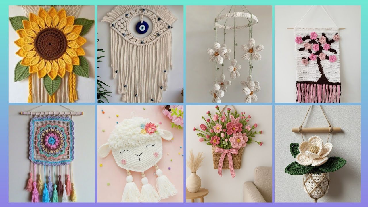 Most beautiful stylish crochet wall hanging  ideas for 2026