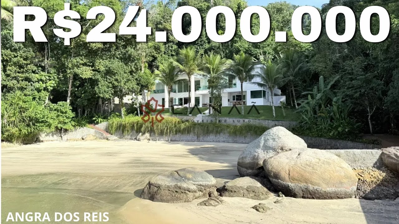 Mansão Exclusiva com Praia Privativa em Angra dos Reis/RJ