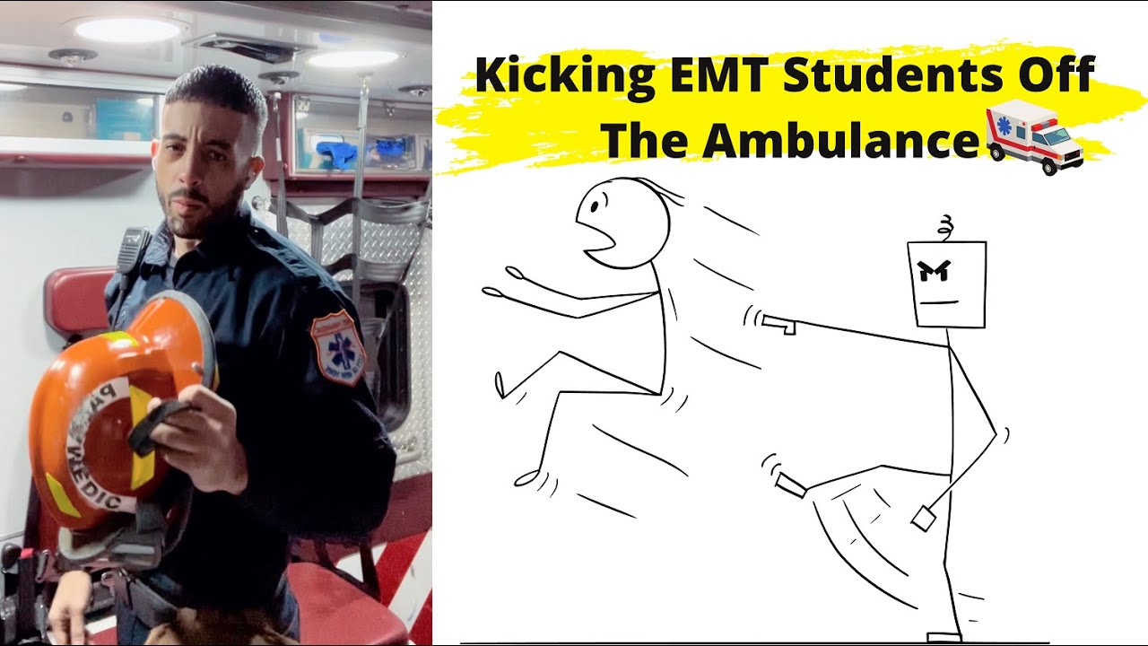 Kicking EMT Students Off an Ambulance | NYC EMS Paramedics