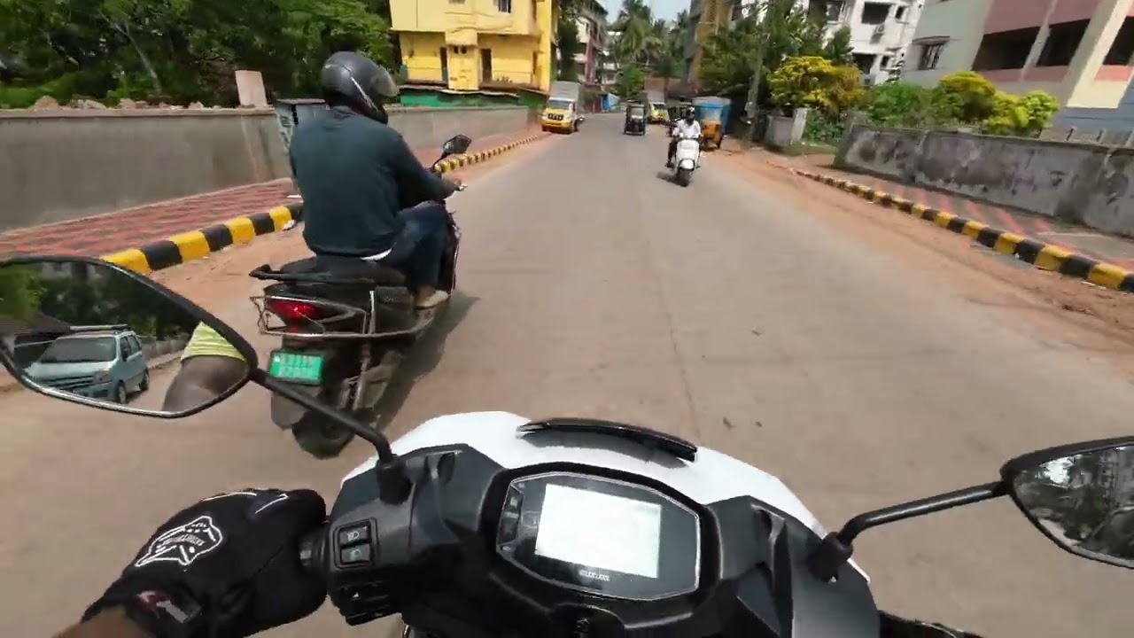 Day4 Top speed in city Suzuki Avenis 125 New Edition
